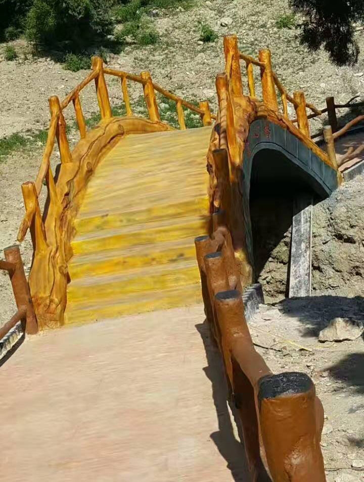 白城水泥景觀小橋