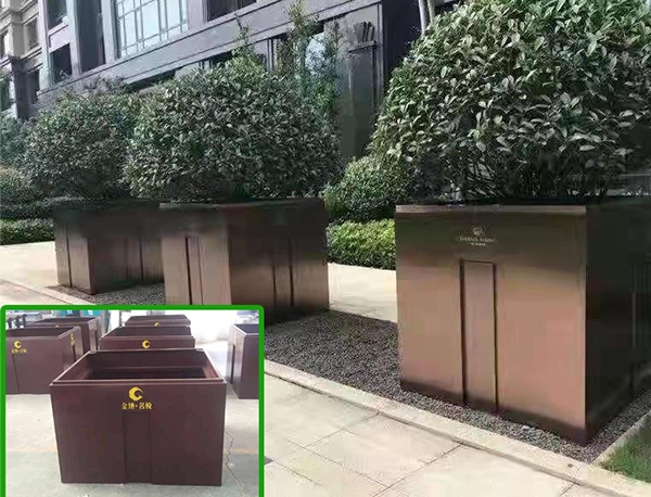 白城地產不銹鋼花箱